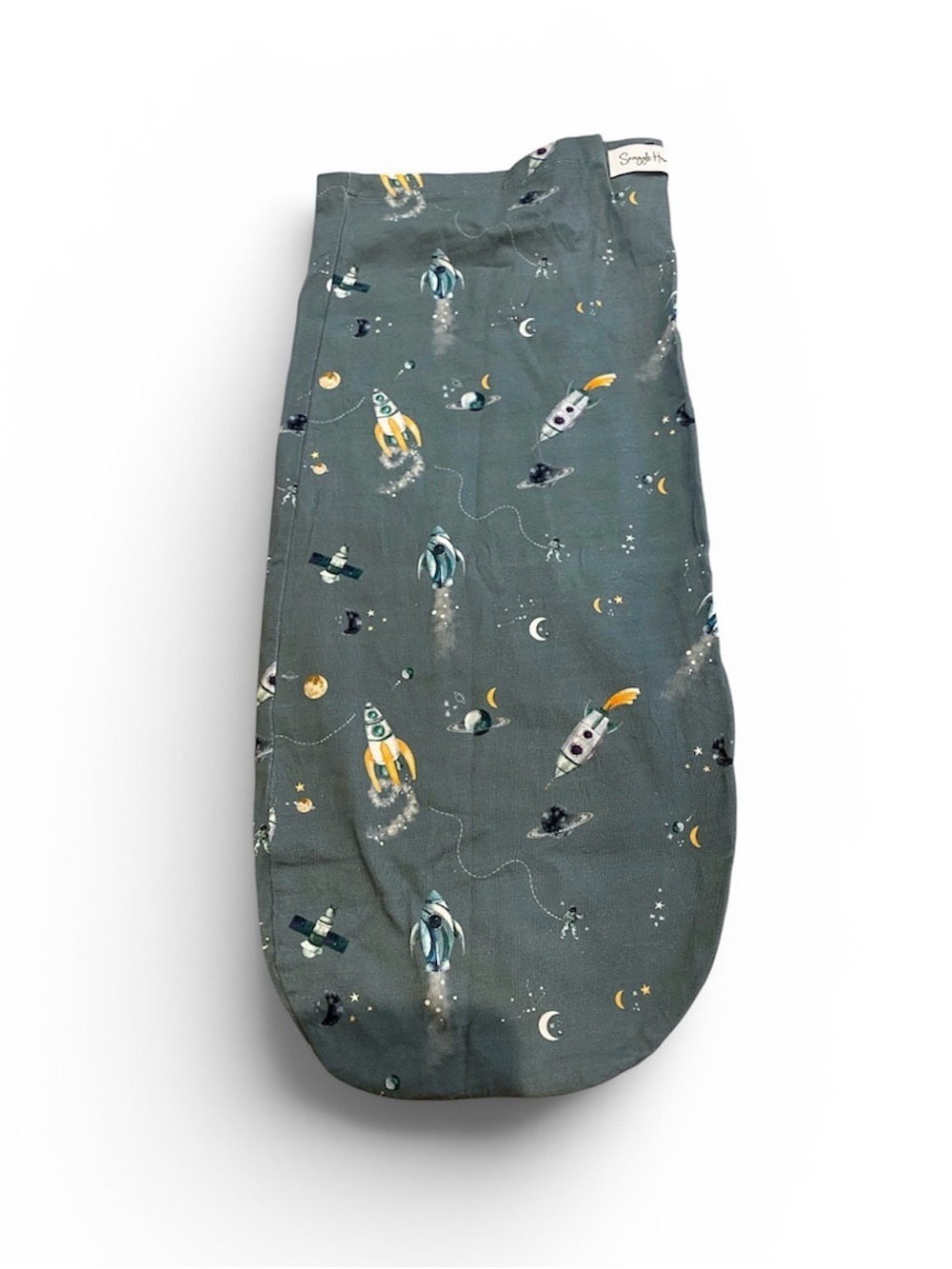 Snuggle Hunny Newborn Swaddle Bag Baby Boy Organic Cotton Clothing Space Rocket